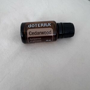 doTERRA Cedarwood Oil in Deep Brown Bottle